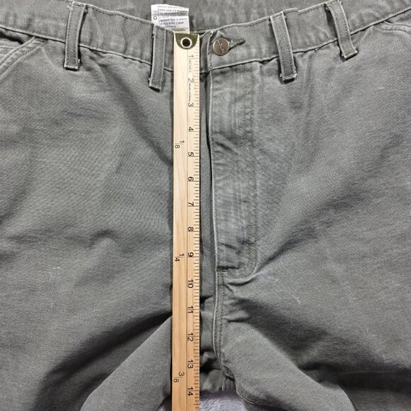 Carhartt B11 MOS Pants Mens 44x30 Green Workwear Original Fit Utility Cotton - Picture 9 of 10